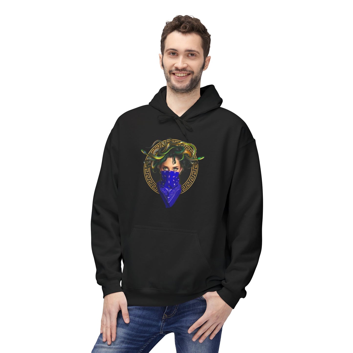 Blue Medusa Hoodie